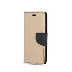 Etui Smart Fancy do Huawei P40 Lite złoto-czarny