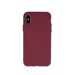 Nakładka Silicon do Huawei P30 Lite burgundowa
