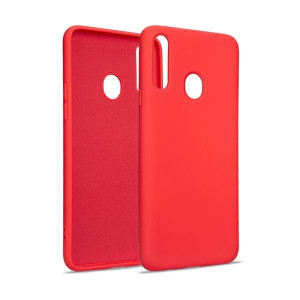 Beline Etui Silicone Samsung A20s A207 czerwony/red