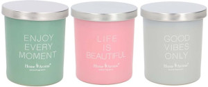 Eleganckie Świece Zapachowe Home Aroma 3x185