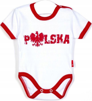 Body Kibic Polska Krótki Rękaw Rozm. 104