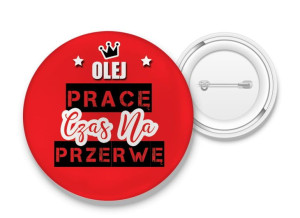 Przypinka Czas na przerwę