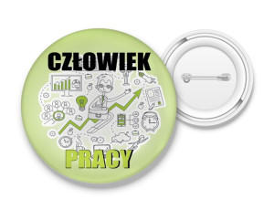 Przypinka Człowiek pracy