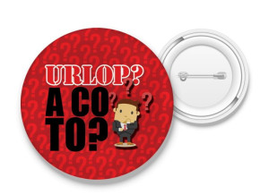 Przypinka Urlop a co to?
