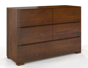 Komoda drewniana 5 szuflad Ventos 4S - Orzech