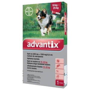 ADVANTIX SPOT ON M dla średnich psów