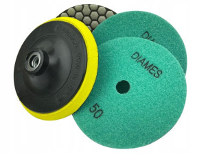 Dysk Polerski Sucho Gres 125 3 Szt #50 Uchwyt M14