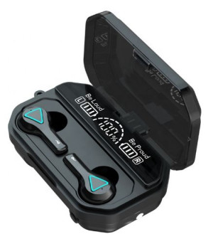 Słuchawki bezprzewodowe bluetooth 5.1 z latarką