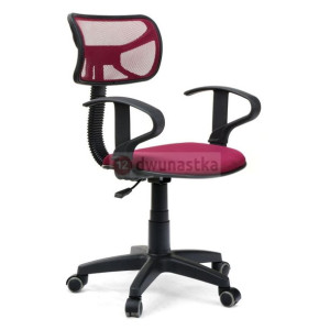 Fotel biurowy - model 8904 - bordowy