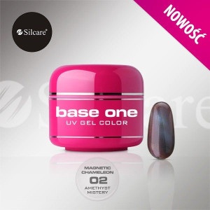 ŻEL KAMELEON Magnetyczny Base One 02 Amethyst Mistery Silcare 5g