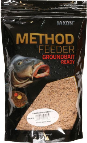 Zaneta wedkarska JAXON METHOD BIALE ROBAKI 750g
