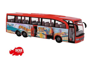 DICKIE Autobus turystyczny Beach Travel Bus Czerwony