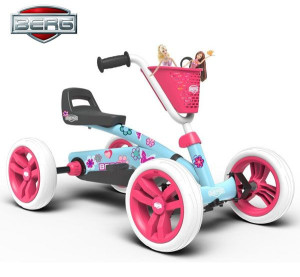 BERG Gokart na pedały Buzzy Bloom Ciche koła 2-5 lat do 30 kg