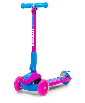 Hulajnoga Trójkołowa Scooter Magic Różowo-niebieska