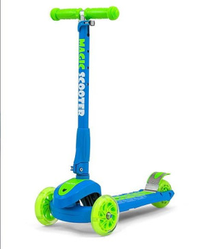 Hulajnoga Trójkołowa Scooter Magic Niebiesko-zielona