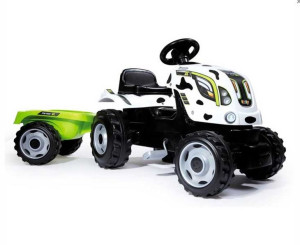 Smoby Traktor Na Pedały z Przyczepką Krówka