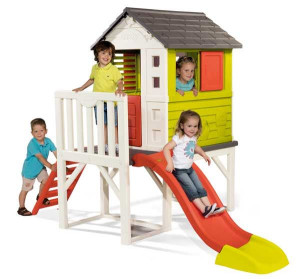 Smoby Domek na Palach Plac Zabaw Zjeżdżalnia