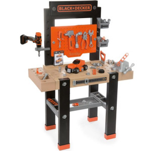 Smoby Duży Warsztat Majsterkowicza Black+Decker Bricolo Center 91 elem. + w