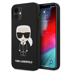 Etui Karl Lagerfeld KLHCP12SSLFKBK Apple iPhone 12 mini hardcase czarny/bla