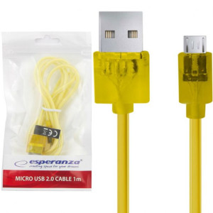 Kabel USB - microUSB DO ŁADOWANIA TELEFONÓW 1m