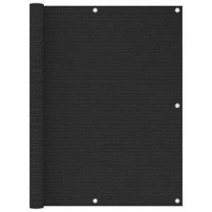 Parawan ogrodowy HDPE, 120x500, cm antracytowy