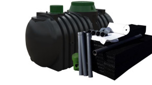 Oczyszczalnia dwukomorowa 3000l 4 os. 8 pak W-box