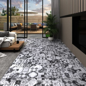 Lumarko Panele podłogowe z PVC, 5,26 m², 2 mm, szary wzór