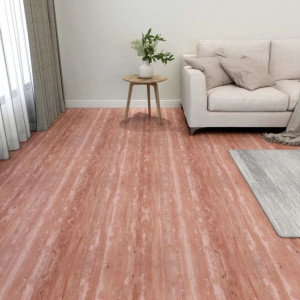 Lumarko Samoprzylepne panele podłogowe, 55 szt., PVC, 5,11 m², czerwone