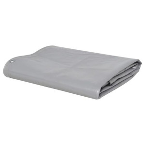 Lumarko Plandeka 650 g/m², 4 x 8 m, szara
