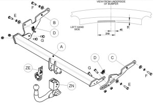 Hak holowniczy Witter Mazda CX-5 2017-