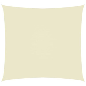 Prostokątny żagiel ogrodowy, tkanina Oxford, 2,5x3 m, kremowy