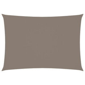 Prostokątny żagiel ogrodowy z tkaniny Oxford, 2x4 m, taupe