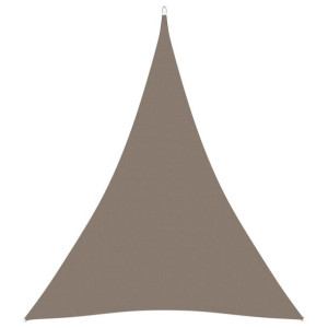 Trójkątny żagiel ogrodowy, tkanina Oxford, 3x4x4 m, kolor taupe