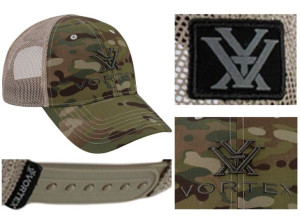 Czapka Vortex Multi-Cam logo