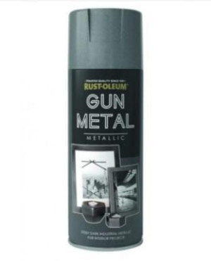Farba Metaliczna GUN METAL spray 400 ml Rust-Oleum