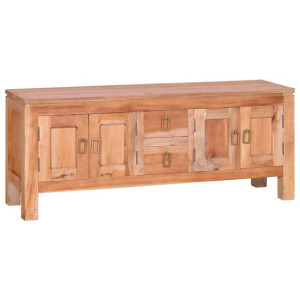 Szafka pod telewizor, 110x30x45 cm, lite drewno mahoniowe