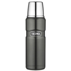 Termos na napoje Thermos 0,47l  – metaliczny szary