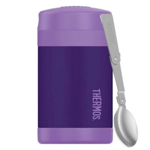 Termos dziecięcy na jedzenie z łyżką Thermos 0,47l – fioletowy