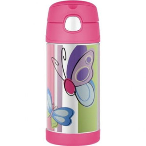 Termos dziecięcy ze słomką Thermos 0,35l motyl