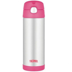 Termos dziecięcy ze słomką Thermos 0,47l różowy