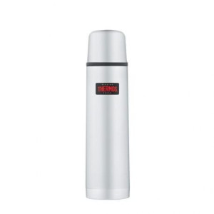 Termos z przyciskiem na nakrętce oraz z kubkiem Thermos 0,75l nierdzewny