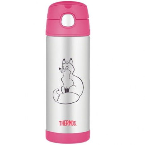 Termos dziecięcy ze słomką Thermos 0,47l lis