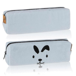 HASH Piórnik Szkolny Saszetka Bunny Faces Jasny