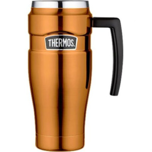 Wodoszczelny termokubek z uchwytem Thermos 0,47l miedziany