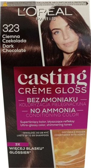LOREAL Casting Krem koloryzujący 323 Ciemna Czekol