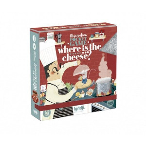 Gra obserwacyjna dla dzieci - wersja kieszonkowa  Where is the Cheese? | Lo