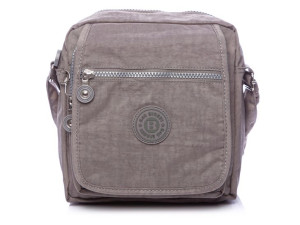 Lekka materiałowa torba na ramię szara Bag Street