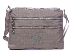 Materiałowa torebka na ramię szara Bag Street
