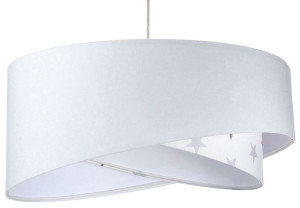 Biała lampa wisząca dla dziecka w gwiazdki - EXX09-Masza
