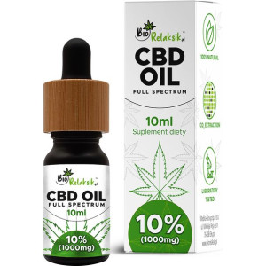 Olej konopny 10% Full Spectrum - 10ml - 1000mg